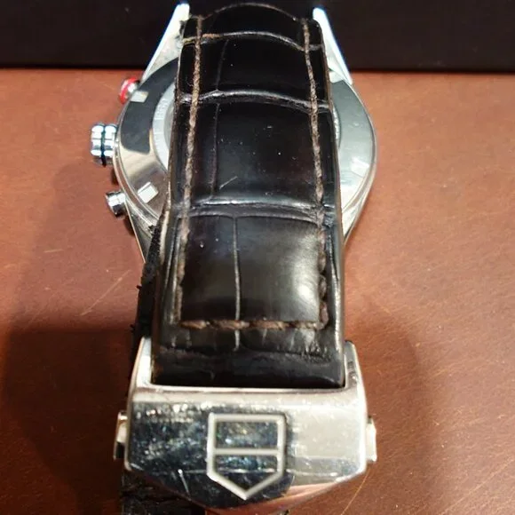 TAG Heuer Carrera day-date mens - stainless steel - brown dial - CA2A12 used - Picture 7 of 12